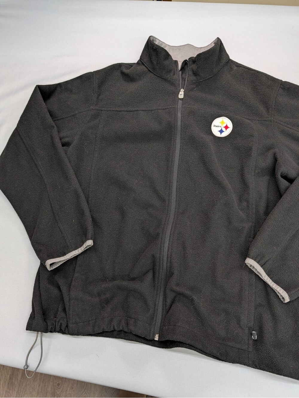 Pittsburgh Steelers NFL Team Apparel Fleece Jacket Mens 2XL